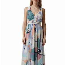 ESPRIT Damen 031EO1E339 Kleid, 298/CREAM BEIGE 4, 40