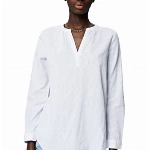 ESPRIT Gestreifte Seersucker-Bluse