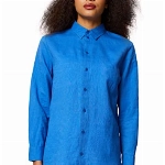 ESPRIT Hemd aus Baumwolle und Leinen