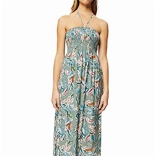 ESPRIT Maxi-Strandkleid aus LENZING™ ECOVERO™