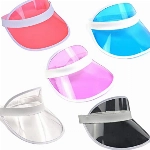 Fayemint 5 Stück Sonnenvisier, Sonnen-Hut, Sonnen-Hut Unisex, Atmungsaktiv Beach Sonnenhut Sommerhut für Golf Baseball Tennis Herren Damen