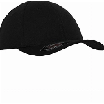 Flexfit Unisex Mütze Flexfit Double Jersey Mützen, Schwarz, L-XL