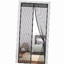 Fliegengitter Tür Insektenschutz Moskitonetz: Rhitchy Fliegengitter Balkontür Magnet Türvorhang Ohne Bohren, 100 x 210cm Fliegenvorhang Vorhang für Balkontür Kellertür Terrassentür Wohnzimmer