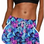 For G and PL Damen Sexy Badeanzug Locker Mit Passform Und Printed Badeanzug Blume M