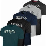 Full Time Sports – Packung Mit 5 Hochwertigen Bedruckten Kurzarm-T-Shirts Für Herren - (X-Large, 5 Pack - Printed Assorted)