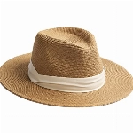 FURTALK Unisex Panamahut Breite Krempe Stroh Sonnenhut für Damen und Herren Verstellbare Strohhut