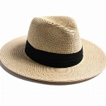 FURTALK Unisex Panamahut Breite Krempe Stroh Sonnenhut für Herren und Damen Verstellbare Strohhut