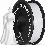 GEEETECH Filament PLA 1.75mm, 3D Drucker PLA Filament 1kg Spool, Weiß