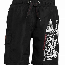 Geographical Norway Herren Badeshort QUARA Badehose (L, schwarz)
