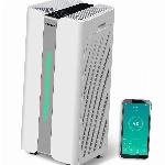 Gocheer,Luftreiniger CADR 1000m³/h Trifft auf 250㎡ Raucherzimmerr H13 HEPA Air Purifier für Allergiker, Luftfilter Gegen 99,97% von Staub Pollen Gerüche,4 in 1-Filtersystem, Aktivkohlefilter