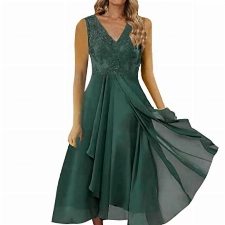 Gothic Kleidung Damen Frauen Geschenk, Günstige Abendkleider Lang Sexy Kleid Abendkleider Elegant Für Hochzeit Knielang Sommerkleider Lange Ballkleid Lang Abendkleid Petrol Strandkleider (Grün,3XL)