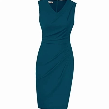 GRACE KARIN Damen 1950er Vintage Retro Cocktailkleid Bodycon Kleid Party Festlich Kleider CL1292-04_00M