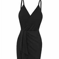 GRACE KARIN Damen Glitzer Kleider Elegant Rückenfreies Bodycon Kleid Spaghetti Strap Cocktailkleid Party Festlich Kleider CL2098-01_0XL