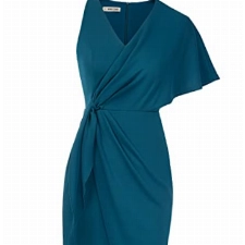 GRACE KARIN Damen Kurzarm Cocktailkleid Bodycon Partykleid Abendkleid, Farbe: Blaugrün, Größe: M