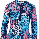 GRACE KARIN Naval Mädchen Badeanzug Langarm Elegant Bademode cl1564-02 06Y