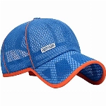 Happy Cherry- Kinder Jungen Mädchen Baseballkappe Aushöhlen Mesh Mütze Sommer Casual Sonnenschutz für Grundschüler Reisesport Tennis Atmungsaktives Kind Sonnenhut Einstellbare Hysteresenblau