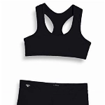 Haute Pression Mädchen 907 Zweiteiliger Badeanzug, Noir, 12A