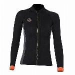 Heavyoff Neoprenanzug Tauchanzug Jacke Damen 3mm Neoprenjacke Wassersport Badeanzug mit Reißverschluss vorne Für Surfen Schwimmen