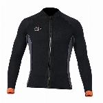 Heavyoff Neoprenanzug Tauchanzug Jacke Herren 3mm Neoprenjacke Wassersport Badeanzug mit Reißverschluss vorne Für Surfen Schwimmen