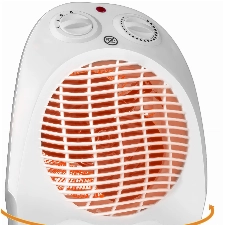 Heizlüfter Energiesparend 120° Oszillierende mit 3 Heizstufen, Mobile 2000W Elektrische Heizung und Ventilator Kombi mit Thermostat Elektroheizung Heizgeräte für Büro Wohnzimmer Schlafzimmer