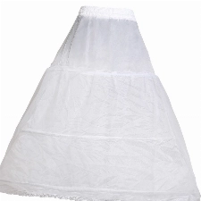 HIMRY Design Petticoat 3 Reifen, Krinoline passt Hochzeitskleid, Ballkleid, Abendkleid - Frau - Weiß - Einheitsgrösse