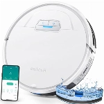 HONITURE Saugroboter mit Wischfunktion, G20 Staubsauger Roboter 3000Pa,Kehren Saugen Wischen 3 in 1 Roboterstaubsauger WLAN,Alexa & APP-Steuerung,Ideal für Tierhaare, Teppiche und Hartböden