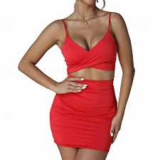 HTTOAR Damen Sexy Slim Kleid Bodycon Kleid Neckholder Mini Kleid Party Kleid Cocktailkleider Kurze Damen Abendkleider Ärmellos Hollow Out Tight Club Kleid