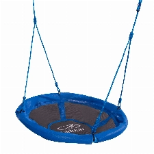 HUDORA Nestschaukel 90 cm - Baby / Kinder Schaukel Outdoor und Indoor - Kinderschaukel - Hängeschaukel für den Garten - Kinder & Babyswing - 100 kg Belastbarkeit -Blau - 72126