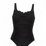 HUNKEMÖLLER Badeanzug Scallop - Nero - 44