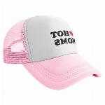 I Love Hot Moms Casquette Sonnenhut Fischerhut Frauen Snapback Hut Papa Hut Verstellbar Papa Hut Unisex, rose, Einheitsgröße