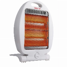 Infrarotheizung, Elektrischer Infrarot Heizstrahler mit 2 Leistungsstufen, Umkippschutz, Überhitzungsschutz ideal für Wohnzimmer, Schlafzimmer, Büro (weiß)