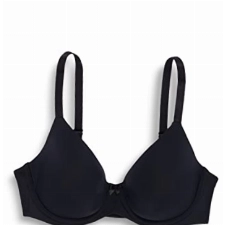 Iris & Lilly Damen BH Mikrofaser volle Abdeckung, Schwarz, 75D