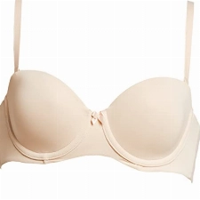 Iris & Lilly Damen Trägerloser BH Mikrofaser, Sand, 85B