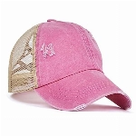 ITODA Baseball Cap Mädchen Basecap Pferdeschwanz Cappi Mesh Baseballkappe Verstellbar Baseballmütze Sonnenschutz Sonnenmütze Kinder Shirmmütze Cool Shildkappe Sommer Sonnenkappe Outdoor Strand