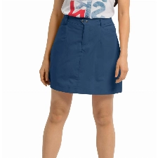 Jack Wolfskin Sonara Skort, leichter Damen Rock, blau (ocean wave), 36 EU