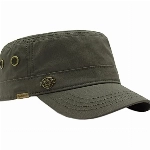 JAOAJ Herren Military Flat Top Cap Baseballmütze Verstellbare,Baumwolle Vintage Army Kappe Sommer Baseball Cap Militär Mütze