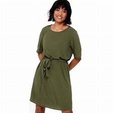 JdY Damen JDYAMANDA 2/4 Belt Dress WVN NOOS Kleid, Kalamata, 44