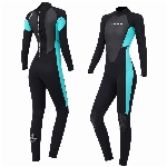 Joysummer Herren Damen Neoprenanzug 3mm Neopren Bademode - Volle Tauchanzüge, Einteiliger Badeanzug Langarm Reißverschluss Hinten Schnorcheln Surfen Winter Bademode Dive Skin, L