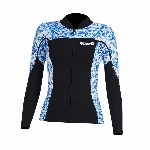 Joysummer Herren Damen Neoprenanzug Top - 3mm Neopren Neoprenanzug Jacke, Langarm Tauchanzug Rash Guard für Tauchen Surfen Schnorcheln UPF 50+, L