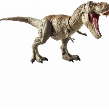 Jurassic World GNH34 - Großer Superbiss-Kampfaction Tyrannosaurus Rex mit realistischen Details, beweglich, Schwanzangriff und Kopfstoß auf Knopfdruck, Dinosaurier Spielzeug für Kinder ab 4 Jahren