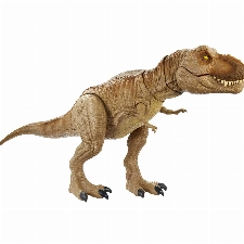 Jurassic World GRN70 - Brüllender Kampfaction T-Rex: Faszinierendes Dinosaurier-Spielzeug für Kinder ab 4 Jahren