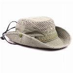 KeepSa Baumwolle Sonnenhut Herren Sommerhut UV Schutz Wanderhut Fischerhut Trekking Faltbar SafariHut mit Kinnband Outdoor Buschhut Hiking Bucket Hat