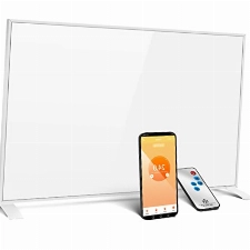KESSER® Infrarotheizung Energiesparend Infrarot Standgerät & Wandmontage Elektroheizung 550W mit Fernbedienung Thermostat & App-Steuerung Elektrisch Heizpaneel Heizung Konvektor Standfüße