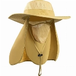 KOOLSOLY Herren Sommer Outdoor, Sonnenhut Männer UV Schutz, Fischerhut Unisex Faltbar Atmungsaktiv, Wanderhut Nackenschutz…