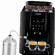 Krups EA8160 Kaffeevollautomat | 1450 Watt | 1,8 Liter | 15 bar | LC Display | Cappuccinatore | schwarz