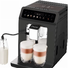 Krups EA895N Kaffeevollautomat mit Milchsystem | Kaffeemaschine | Cappuccino auf Knopfdruck | 12 Getränkespezialitäten | Farbdisplay | Meteor Graphit | 2,3L Wassertank | 1450 Watt