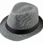 KYEYGWO Fedora-Hut Mode Filz Gangster Hüte für Mann und Frau, Trilby Snap breiter Krempe Vintage Style Dress Hut