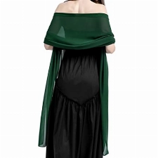 Ladiery Chiffon Schals und Wraps für Abend Party Frauen Plus Größe Braut Hochzeit Schal Leichtgewicht Soft Sheer Stola