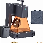 LaserPecker 2 Graviermaschine Laser Gravur Gerät 60W Tragbar App Steuerung Laser Schneidemaschine Lasergravur Maschine Laser Engraver für Holz Papier Glas Karton, mit Rotationswalze, Powerbank, Tasche