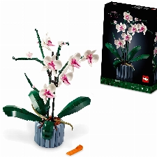 LEGO 10311 Icons Orchidee, Künstliche Pflanzen Set mit Blumen, Modellbausatz für Erwachsene, Home und Zimmer-Deko, Botanische Sammlung, Geschenke für Ehefrau oder Ehemann, Sie und Ihn